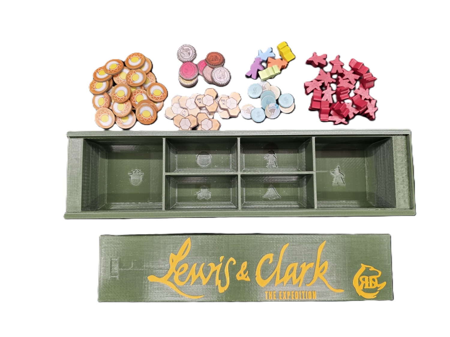 Lewis & Clark The Expedition Board Game Insert