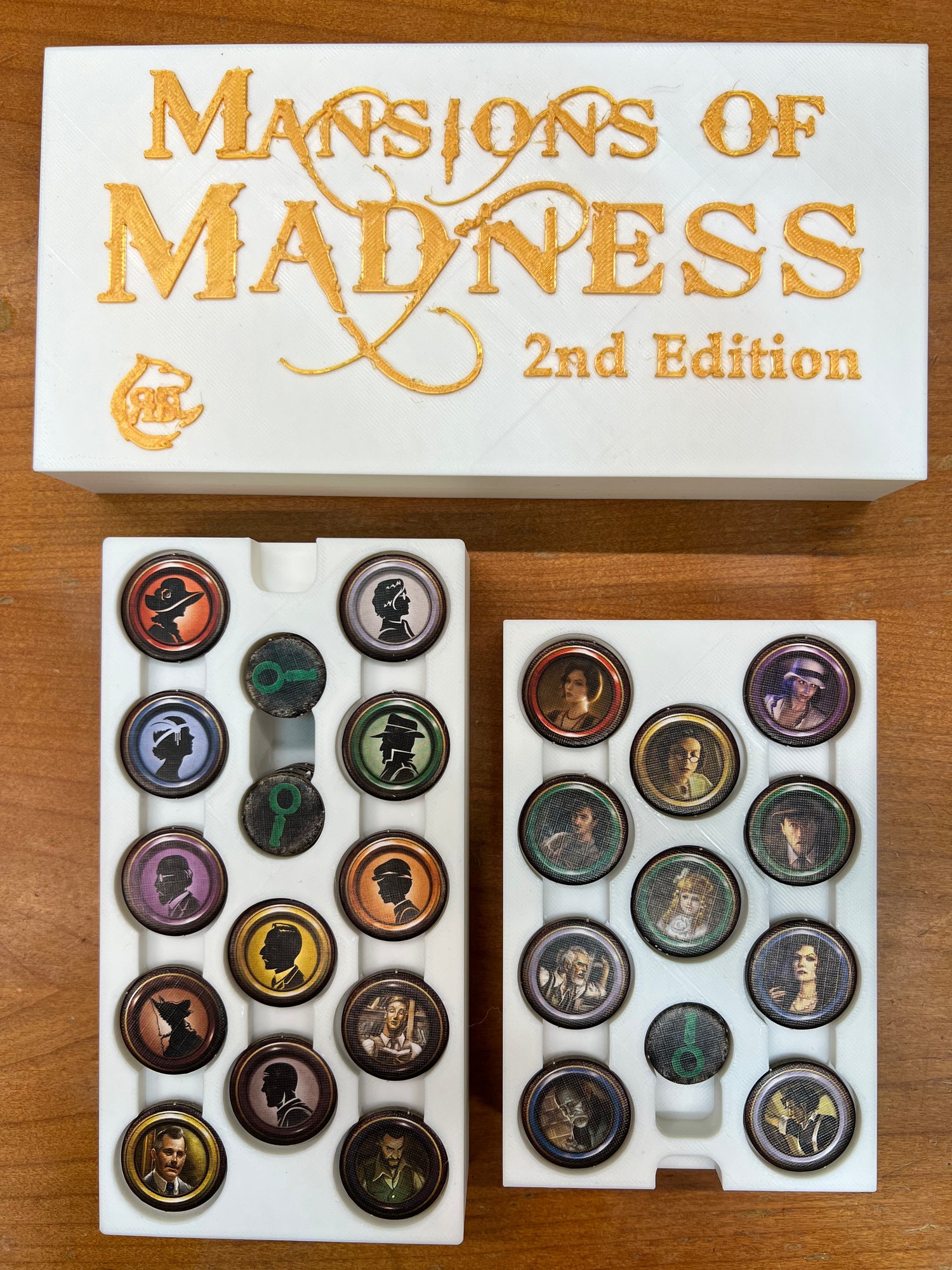 Mansions of Madness 2nd Edition Organizer | STL FILE to 3d print