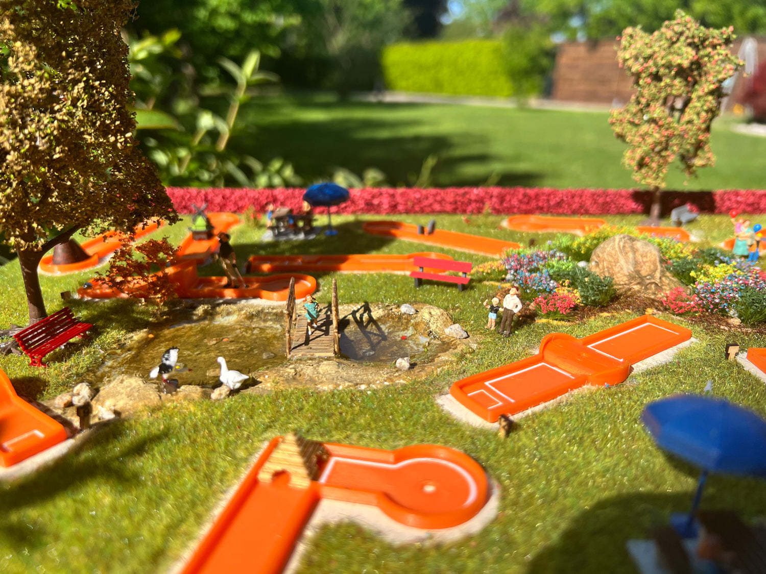 RCD Minigolf 18 Holes H0 Scale DIORAMA