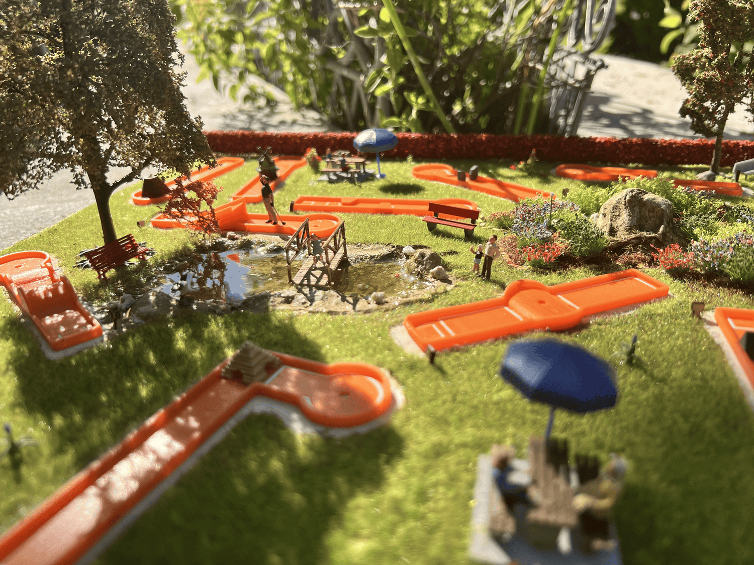 RCD Minigolf 18 Holes H0 Scale DIORAMA