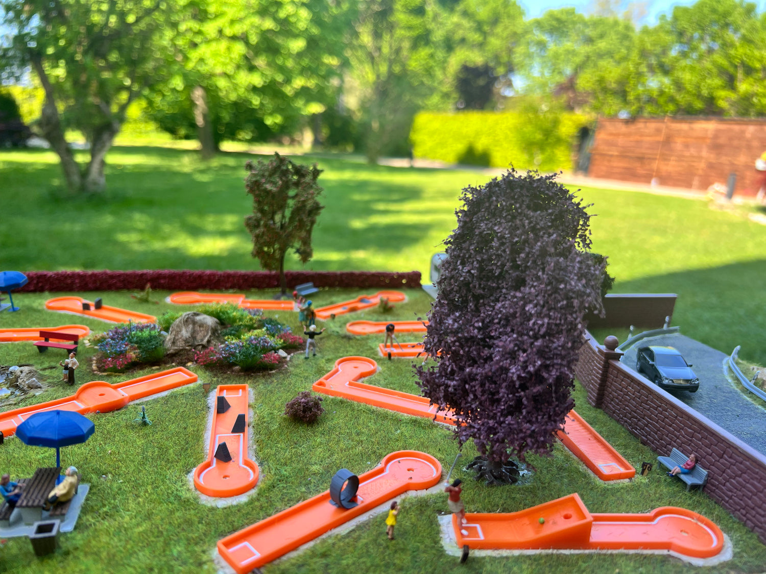 RCD Minigolf 18 Holes H0 Scale DIORAMA