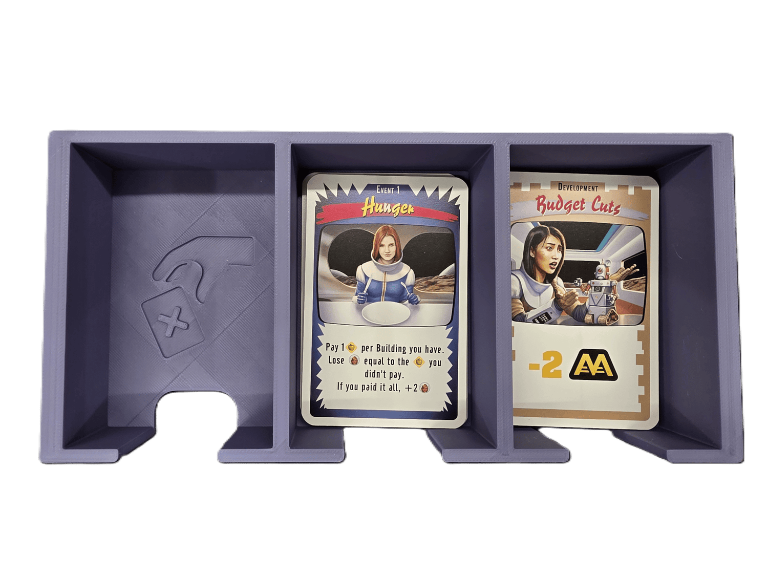 Moon Colony Bloodbath 3D Printed Organizer | Insert