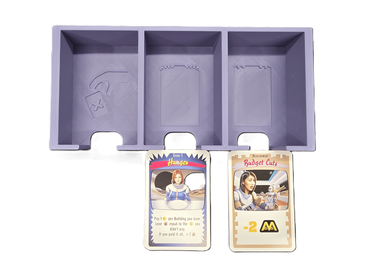 Moon Colony Bloodbath 3D Printed Organizer | Insert