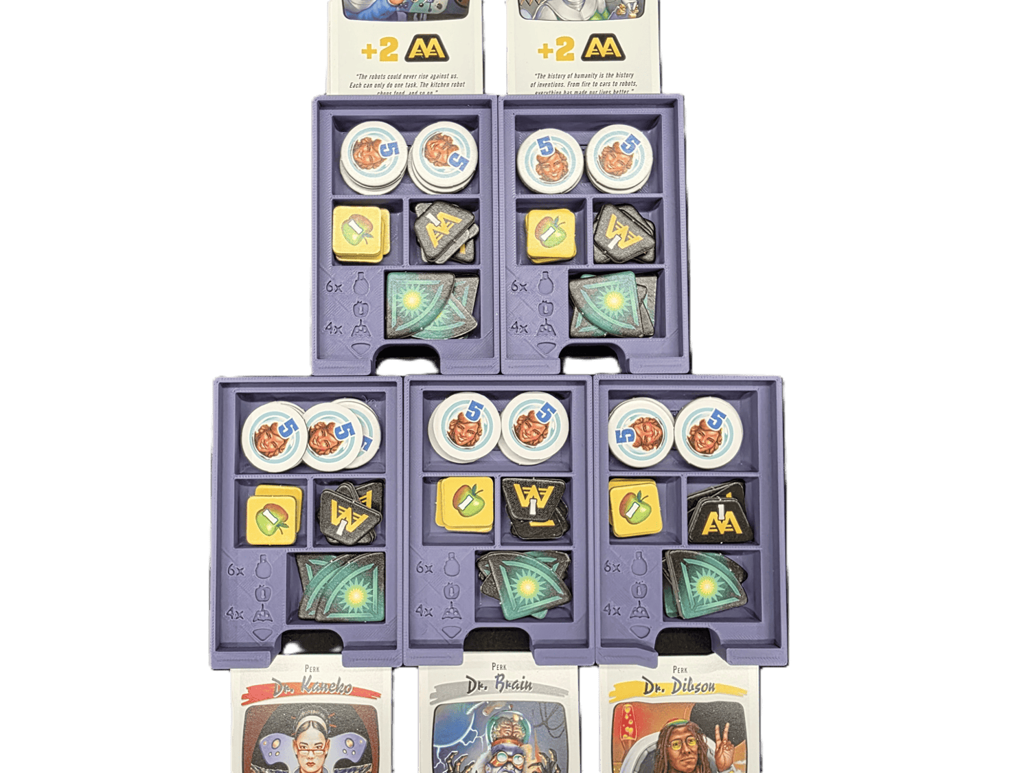 Moon Colony Bloodbath 3D Printed Organizer | Insert
