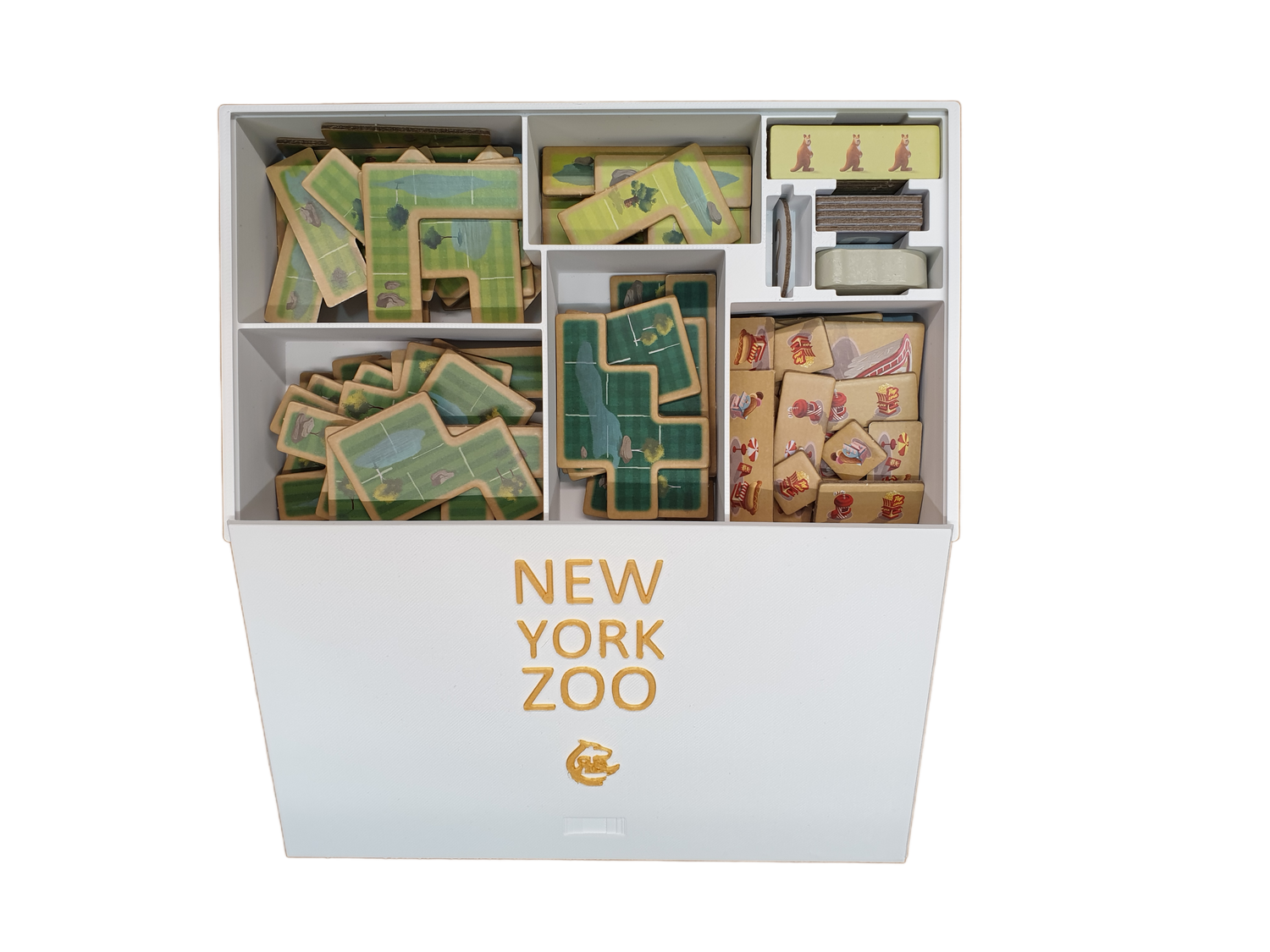 Organizer do gier planszowych New York Zoo – wkładka – rozwiązanie do przechowywania premium