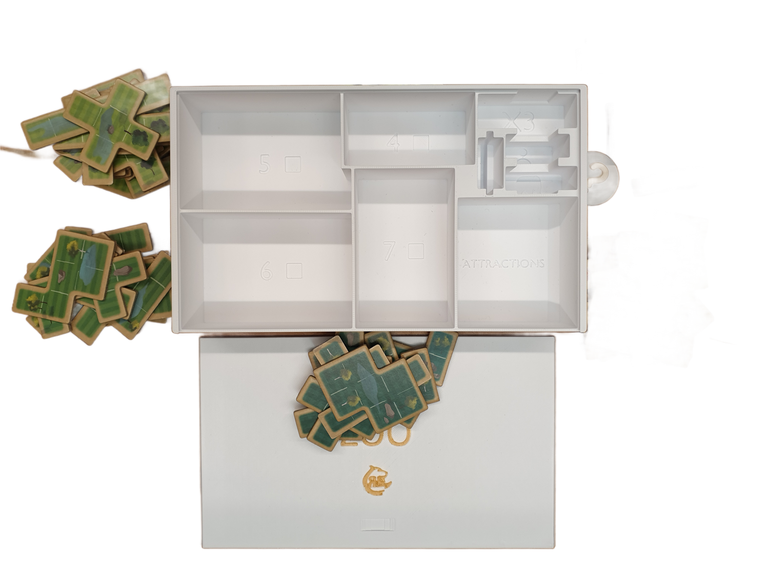 Organizer do gier planszowych New York Zoo – wkładka – rozwiązanie do przechowywania premium