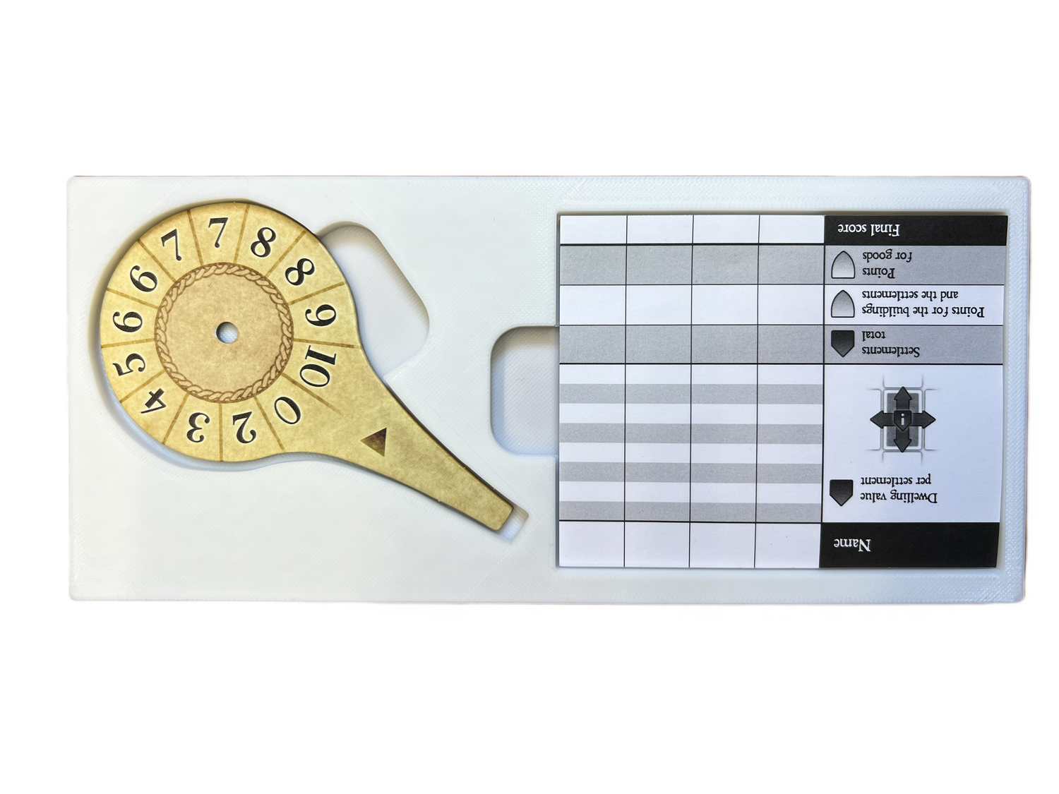 Organizer do gier planszowych Ora et Labora | Wkładka drukowana w 3D