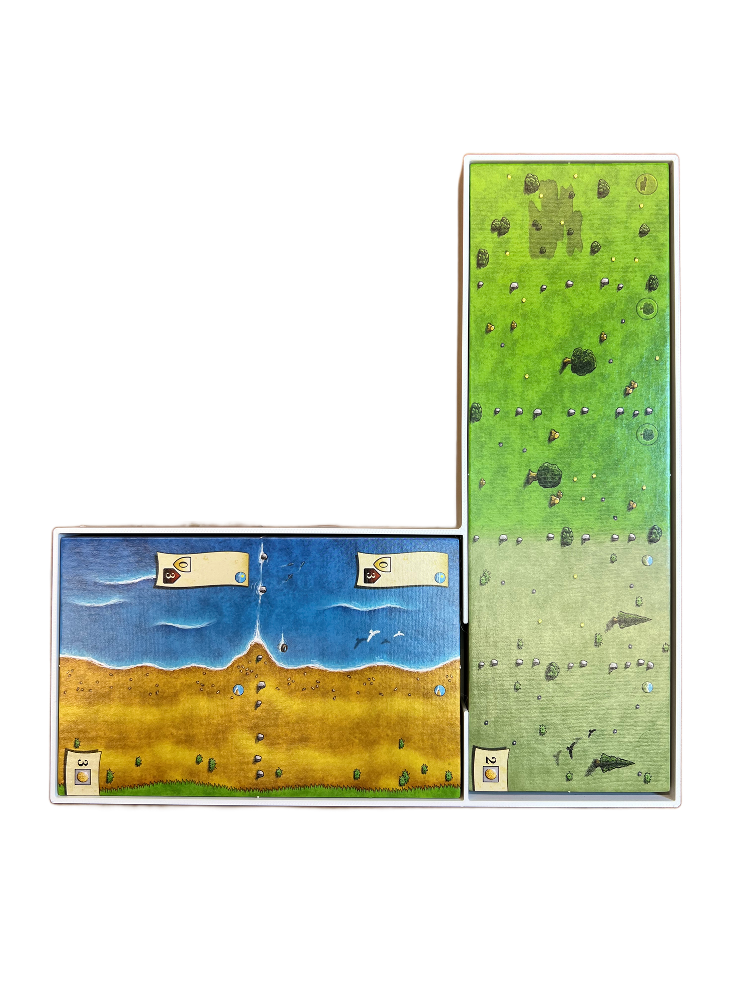 Organizer do gier planszowych Ora et Labora | Wkładka drukowana w 3D