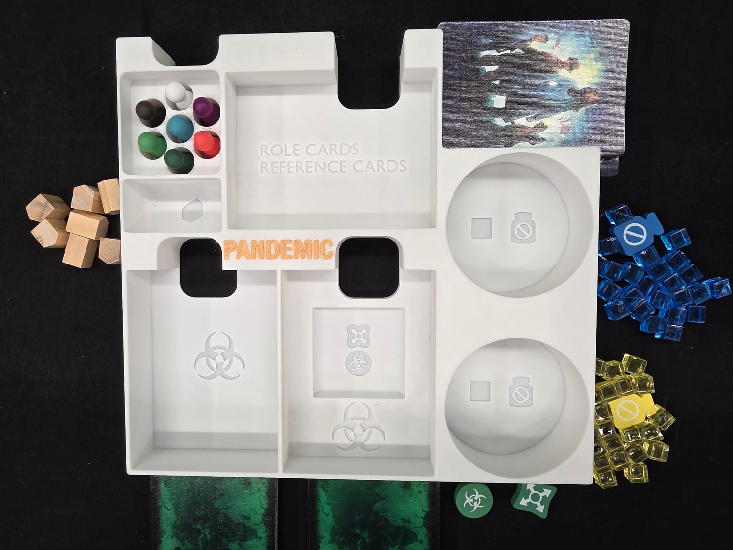 Pandemic 3D-Printed Game Organizer