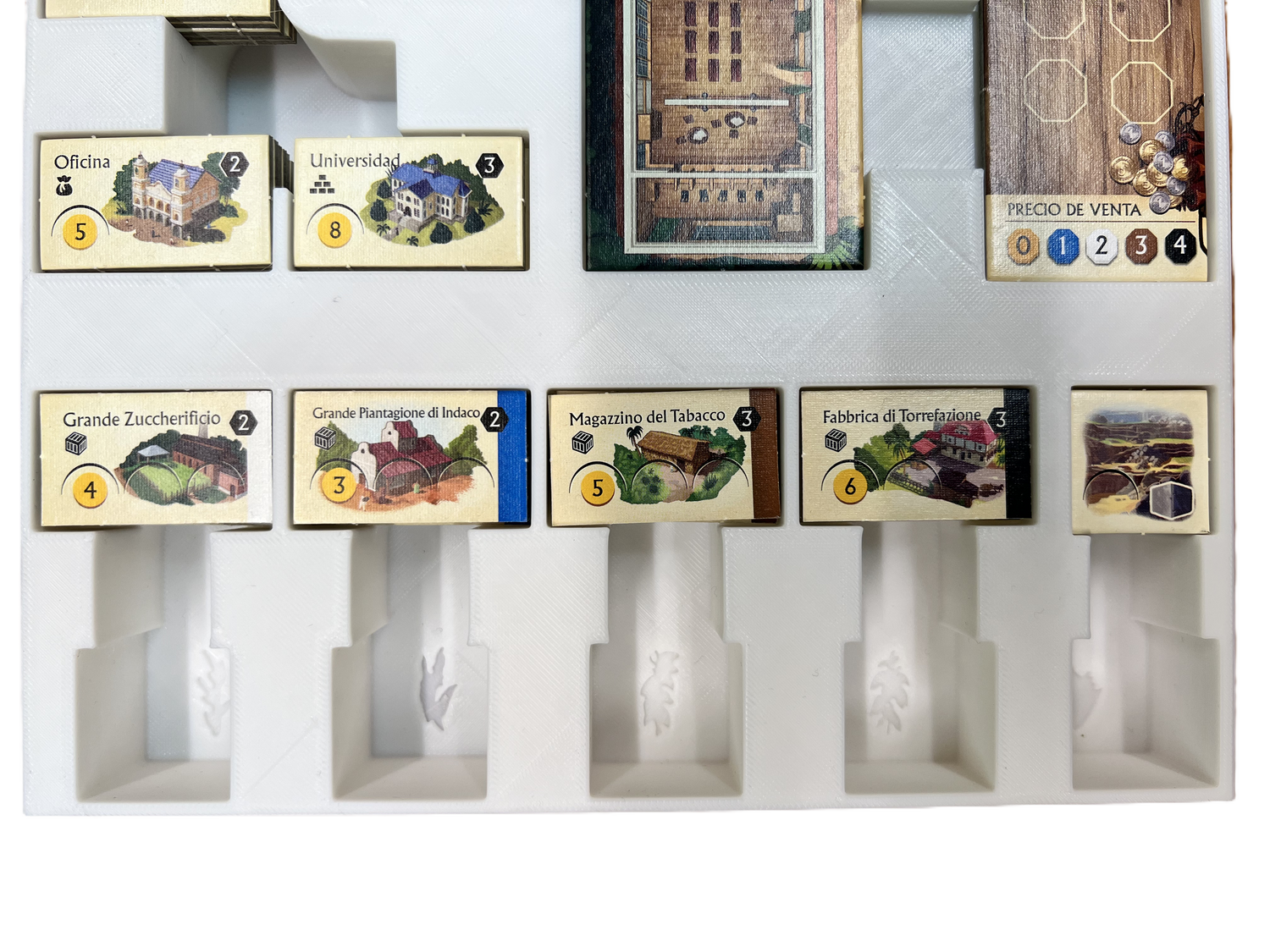 Organizer do gier planszowych Portoryko | Plik STL do druku 3D