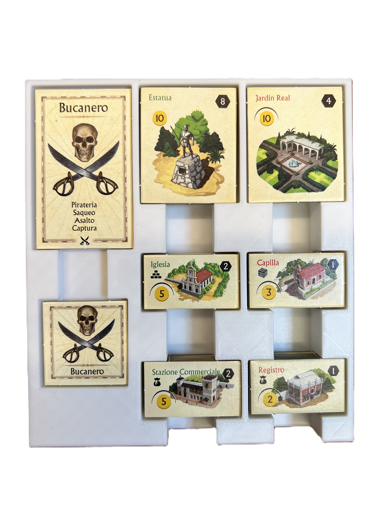 Organizer do gier planszowych Portoryko | Plik STL do druku 3D