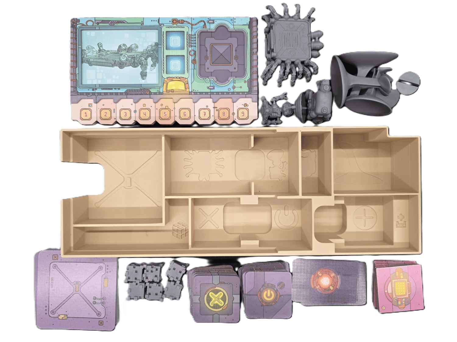 Robo Rescue Protocols 3D Printed Organizer