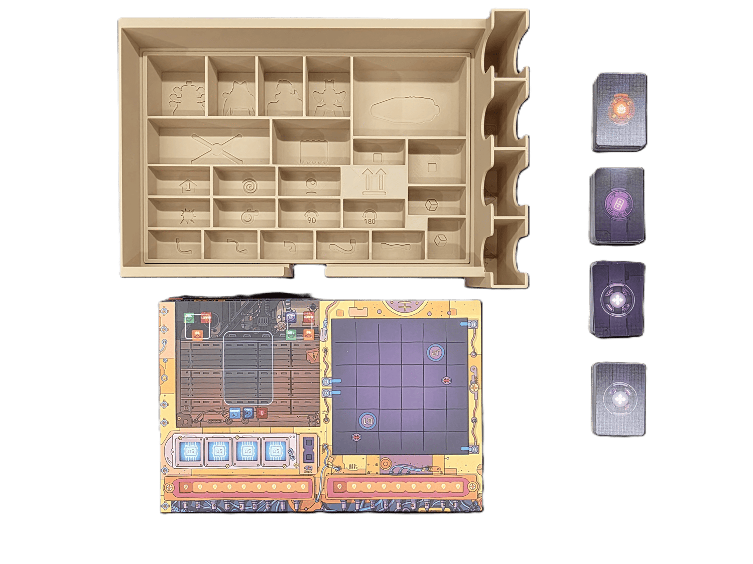 Robo Rescue Protocols 3D Printed Organizer