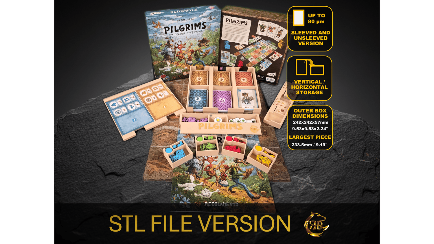 Pilgrims Curious Adventures STL Files