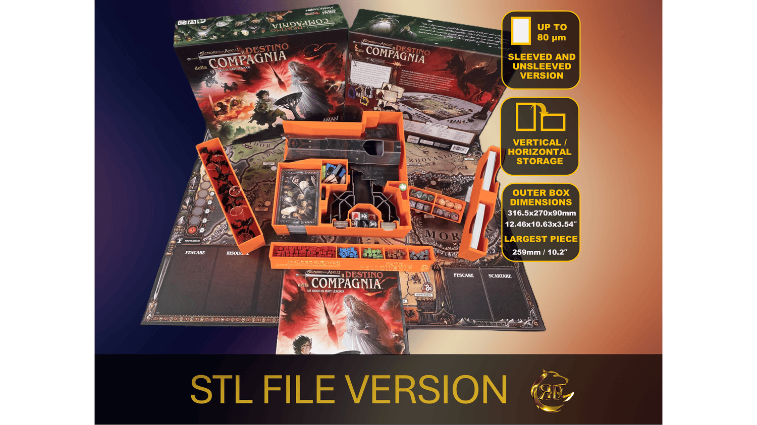 The Lord of the Rings Fate of the Fellowship STL Files