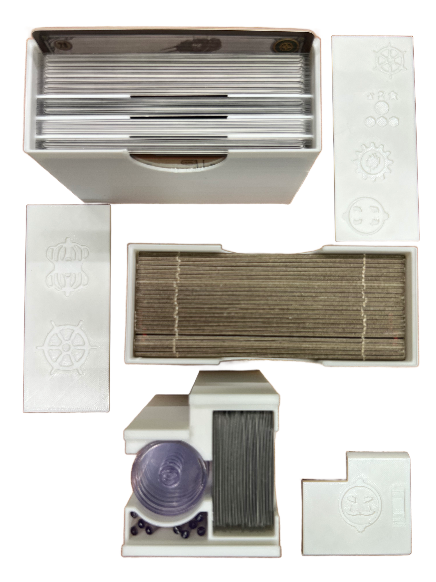 Scythe Board Game Organizer + Invaders from Afar + The Wind Gambit