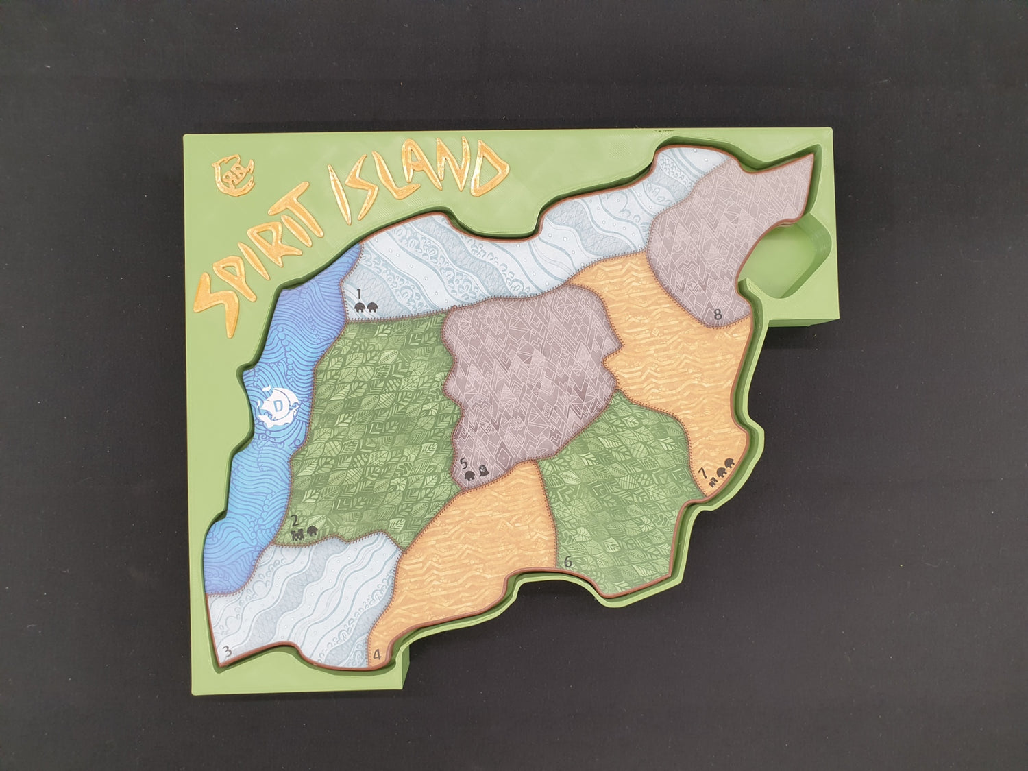 Spirit Island Board Game Organizer: 3D-Printed Storage Insert