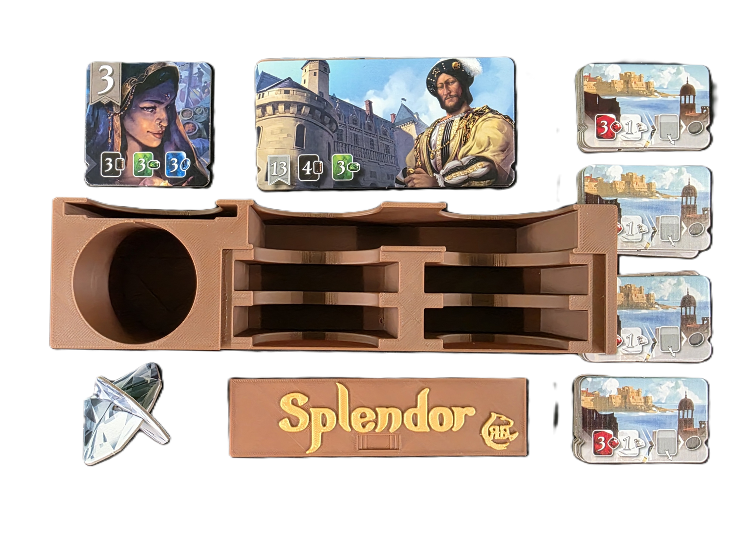 Splendor 2024 Edition Insert for base game and Expansions