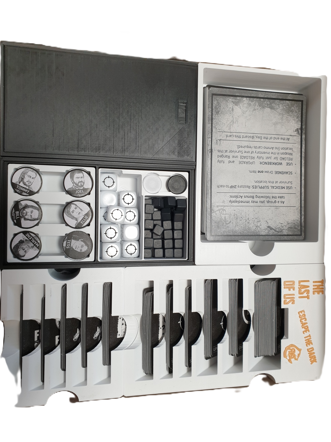 The Last Of Us Board Game Organizer β 3D Printed Insert