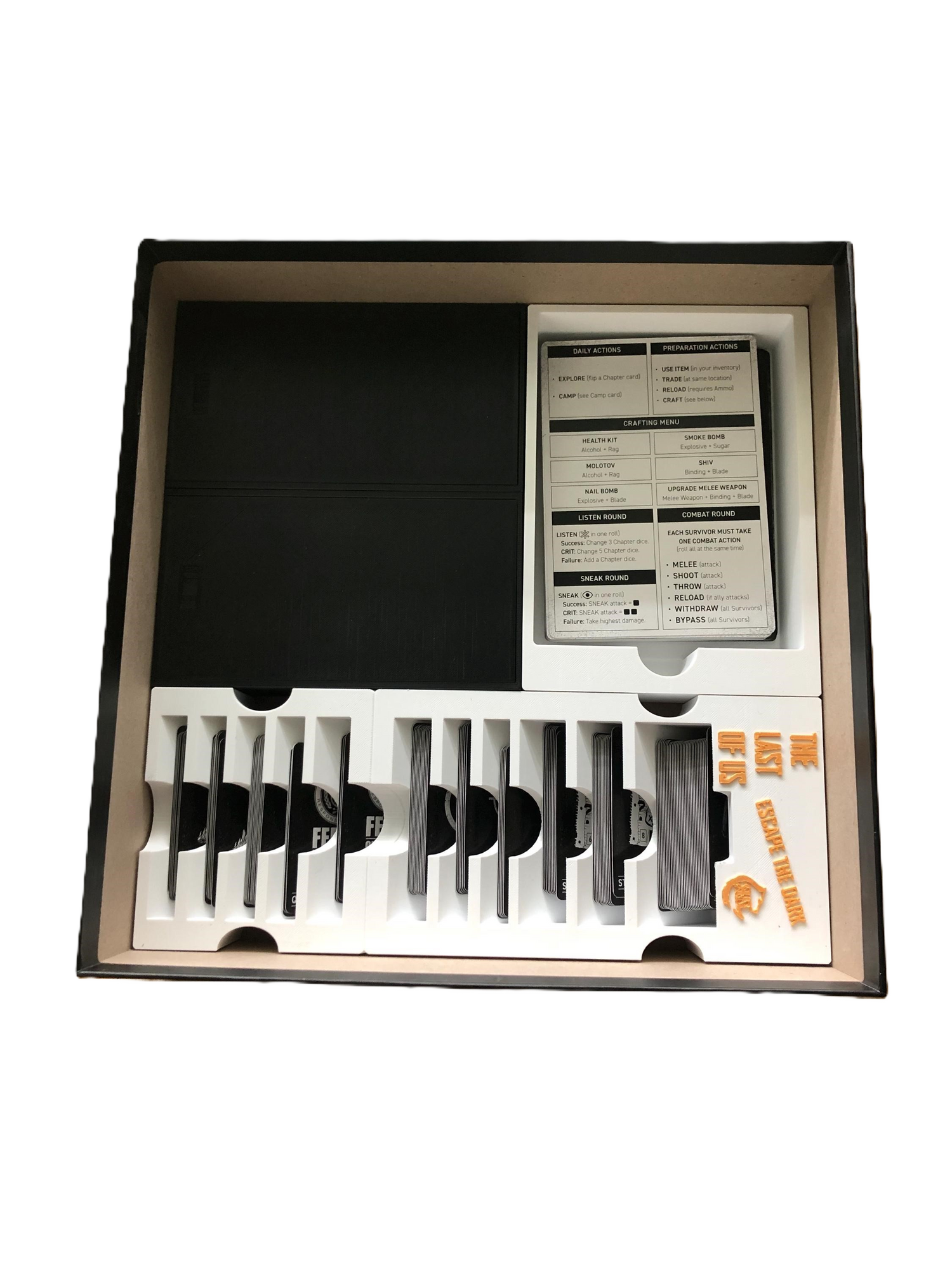 The Last Of Us Board Game Organizer β 3D Printed Insert