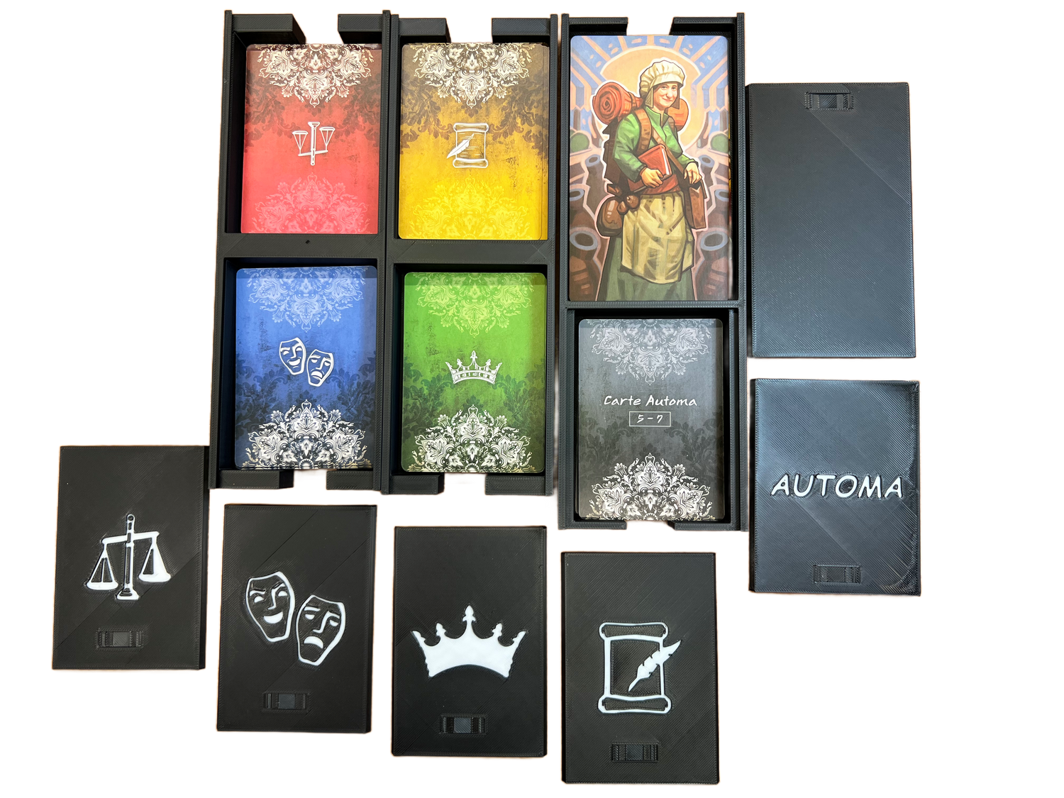 Organizzatore per giochi da tavolo Princes of Florence | Inserto stampato in 3D