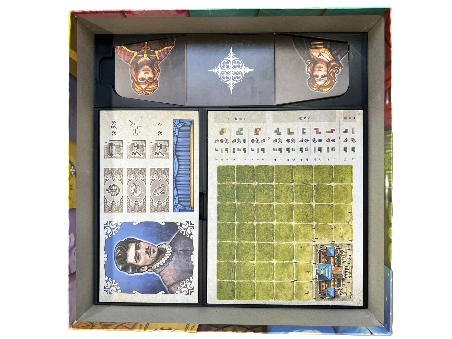 Organizzatore per giochi da tavolo Princes of Florence | Inserto stampato in 3D