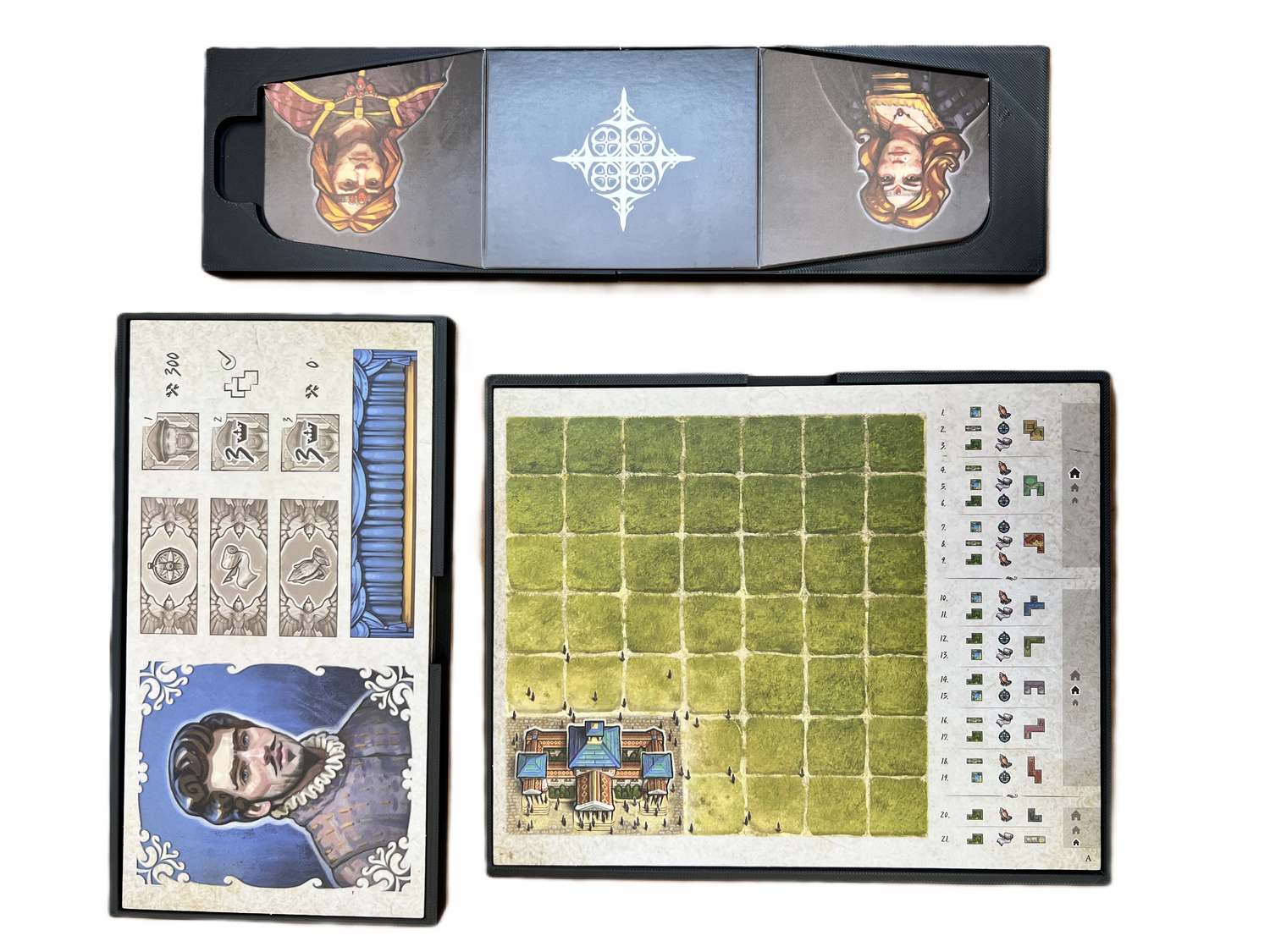 Organizzatore per giochi da tavolo Princes of Florence | Inserto stampato in 3D