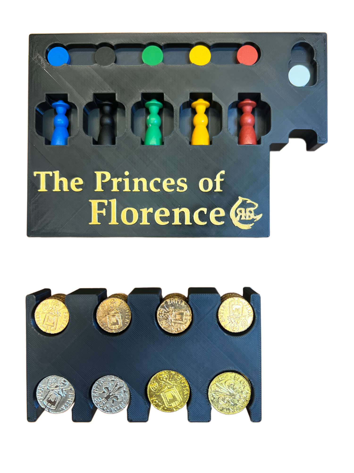 The Princes of Florence Limited Edition Board Game Organizer | 3D Printed Insert