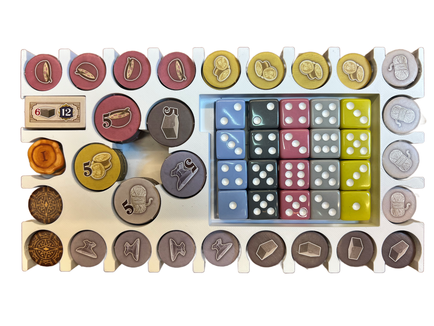 Tiletum Board Game Organizer | 3D Printed Insert