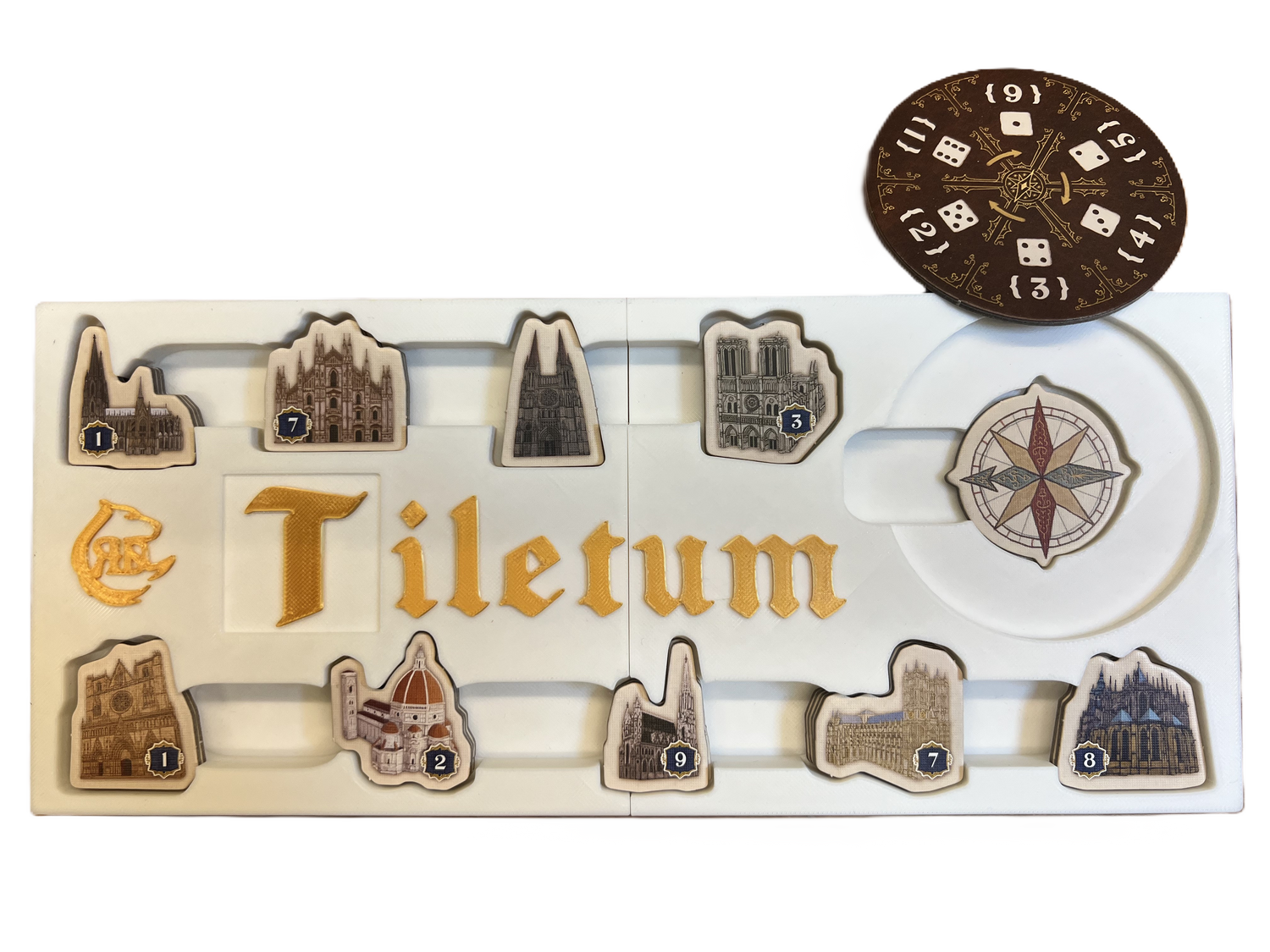 Tiletum Board Game Organizer | 3D Printed Insert