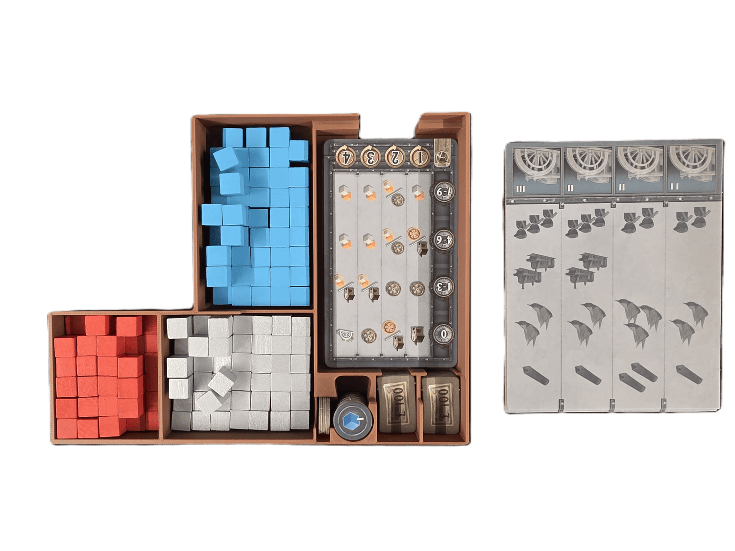Tinners' Trail Second Edition 3D Printed Organizer