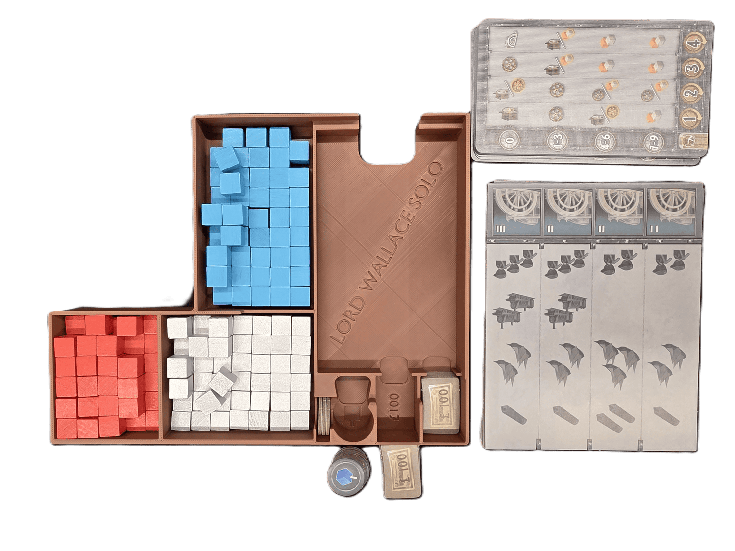 Tinners' Trail Second Edition 3D Printed Organizer