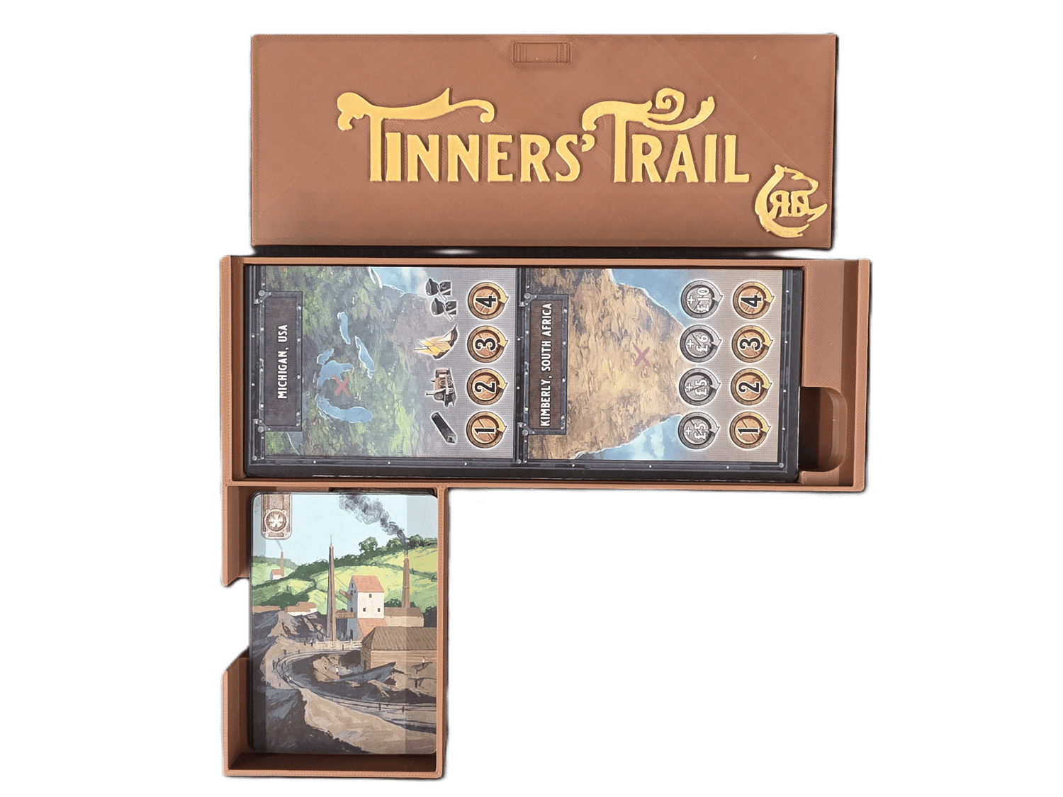 Tinners' Trail Second Edition 3D Printed Organizer