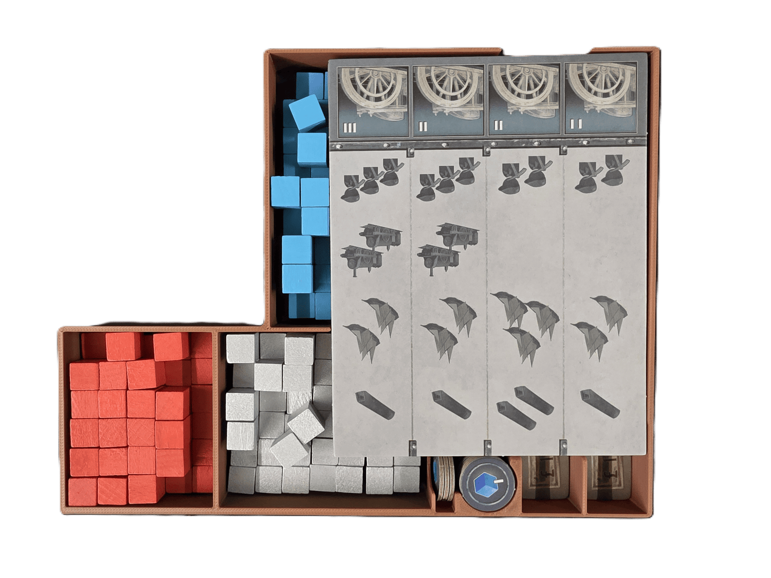 Tinners' Trail Second Edition 3D Printed Organizer