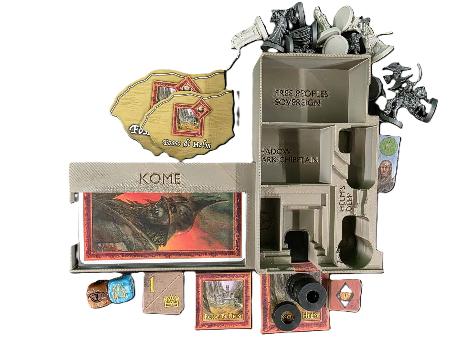 War of The Ring: Second Edition STL Files | Insert fits expansions