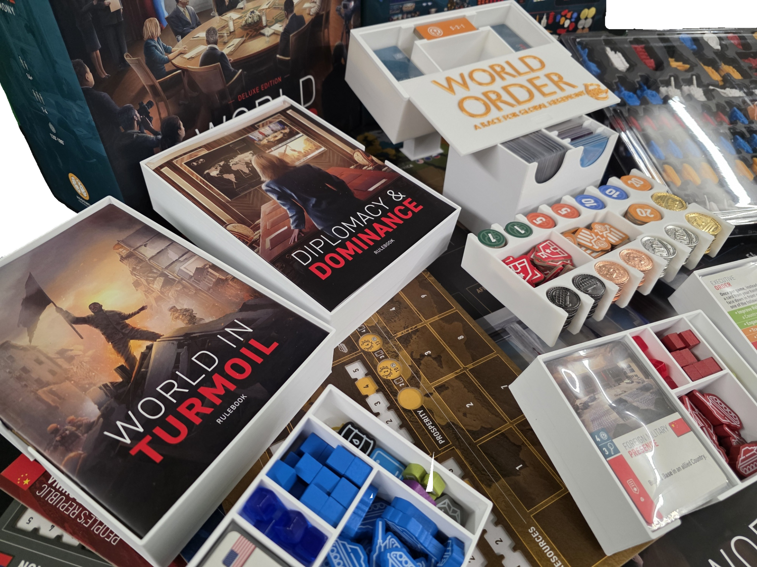 World Order Deluxe Edition STL Files | 3D Printable Insert - Fits expansions