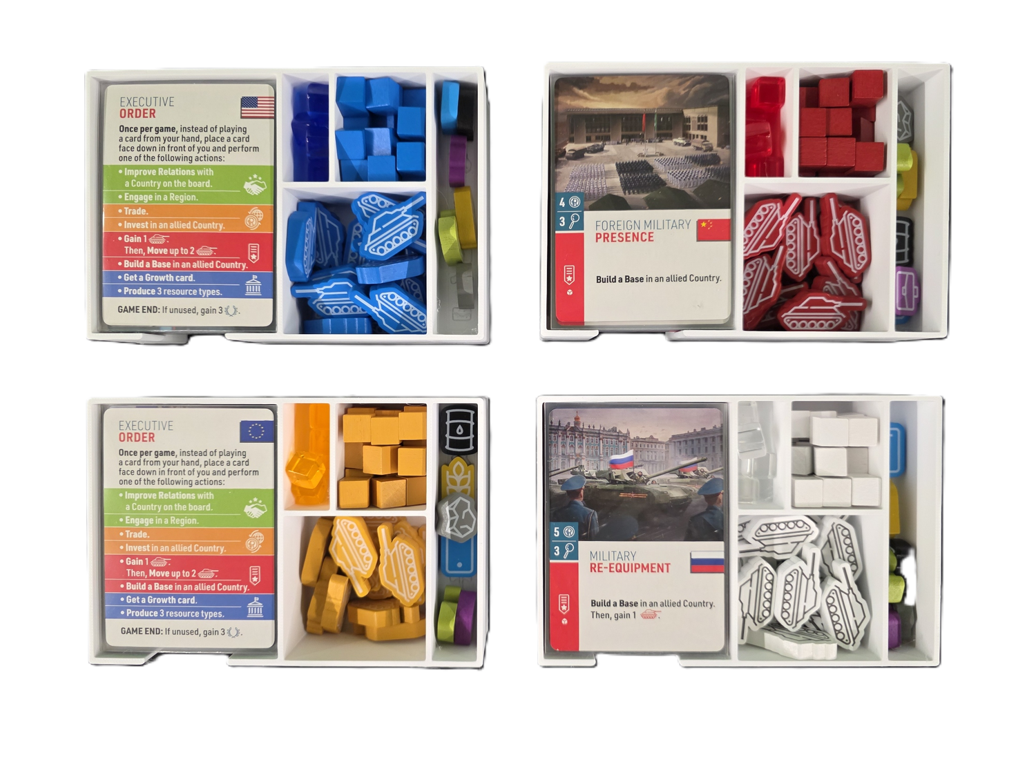 World Order Deluxe Edition STL Files | 3D Printable Insert - Fits expansions