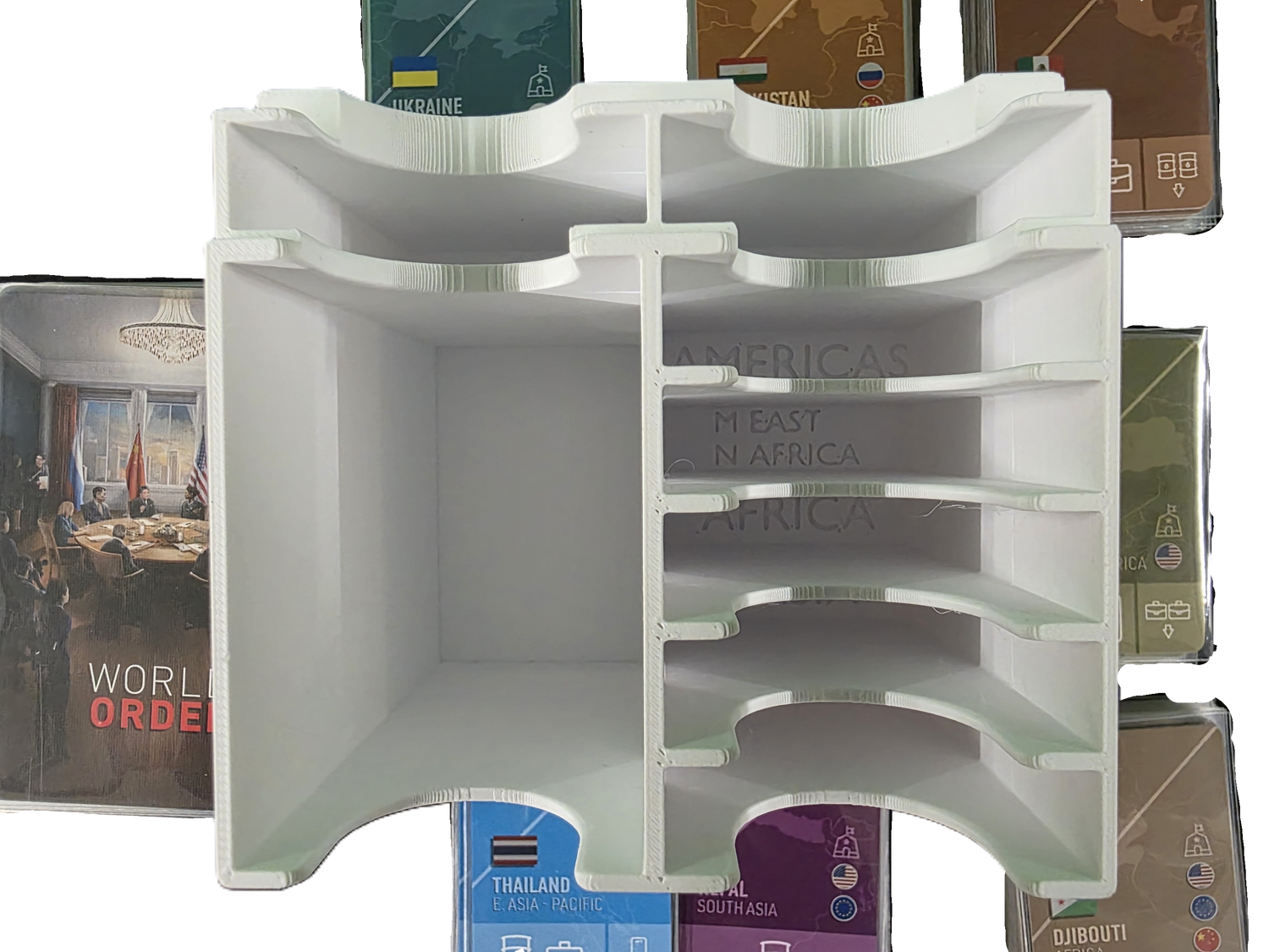 World Order Deluxe Edition STL Files | 3D Printable Insert - Fits expansions