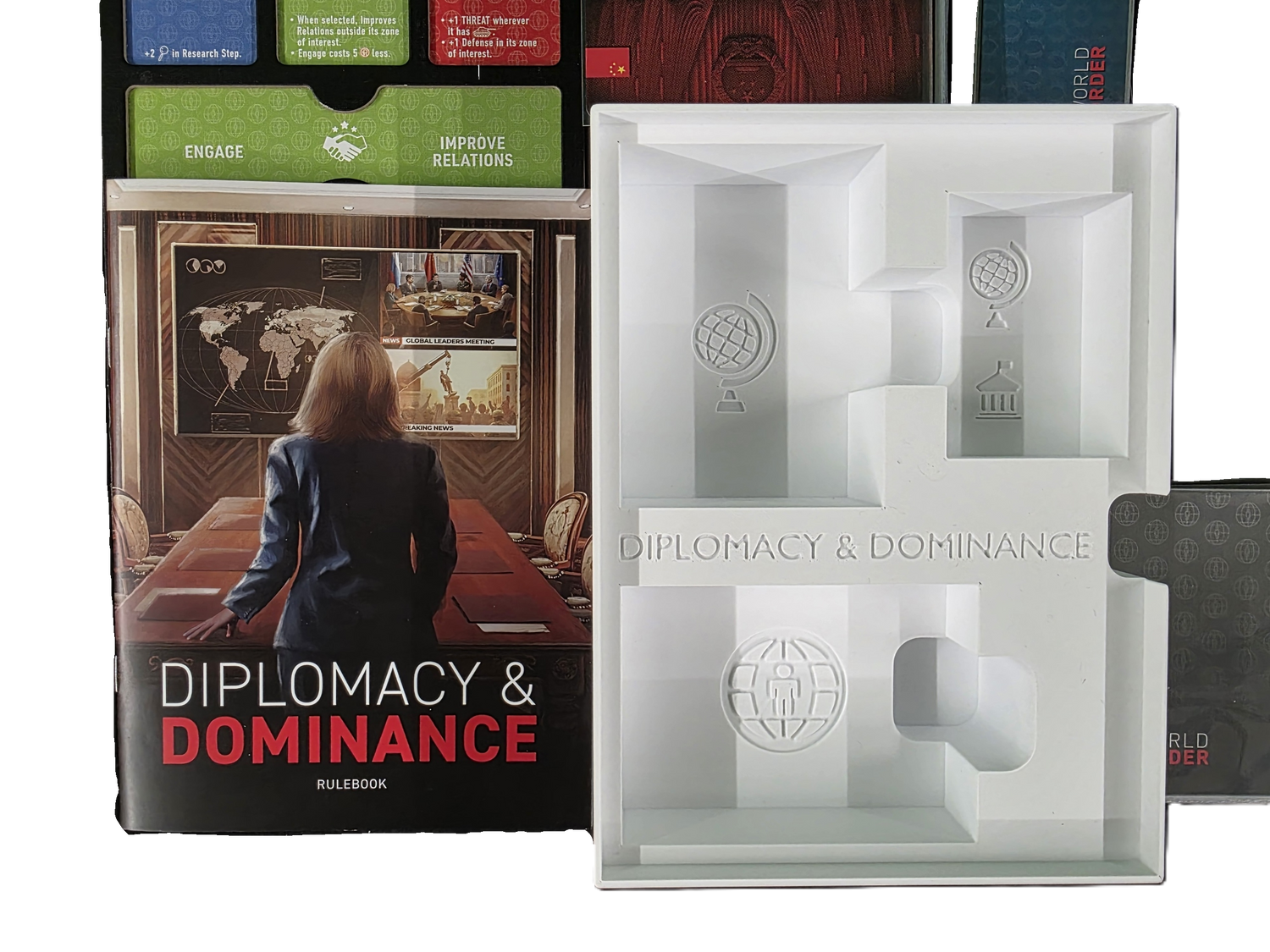 World Order Deluxe Edition STL Files | 3D Printable Insert - Fits expansions