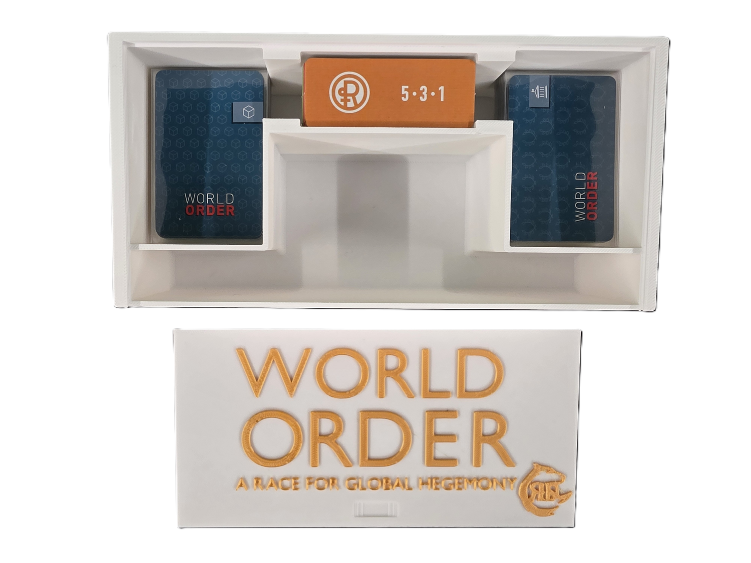 World Order Deluxe Edition STL Files | 3D Printable Insert - Fits expansions