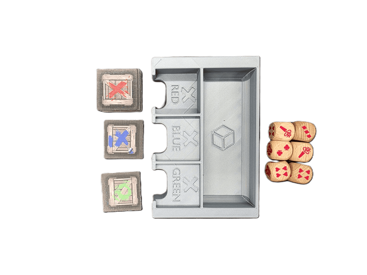 Zombicide Undead or Alive 3D Printed Organizer