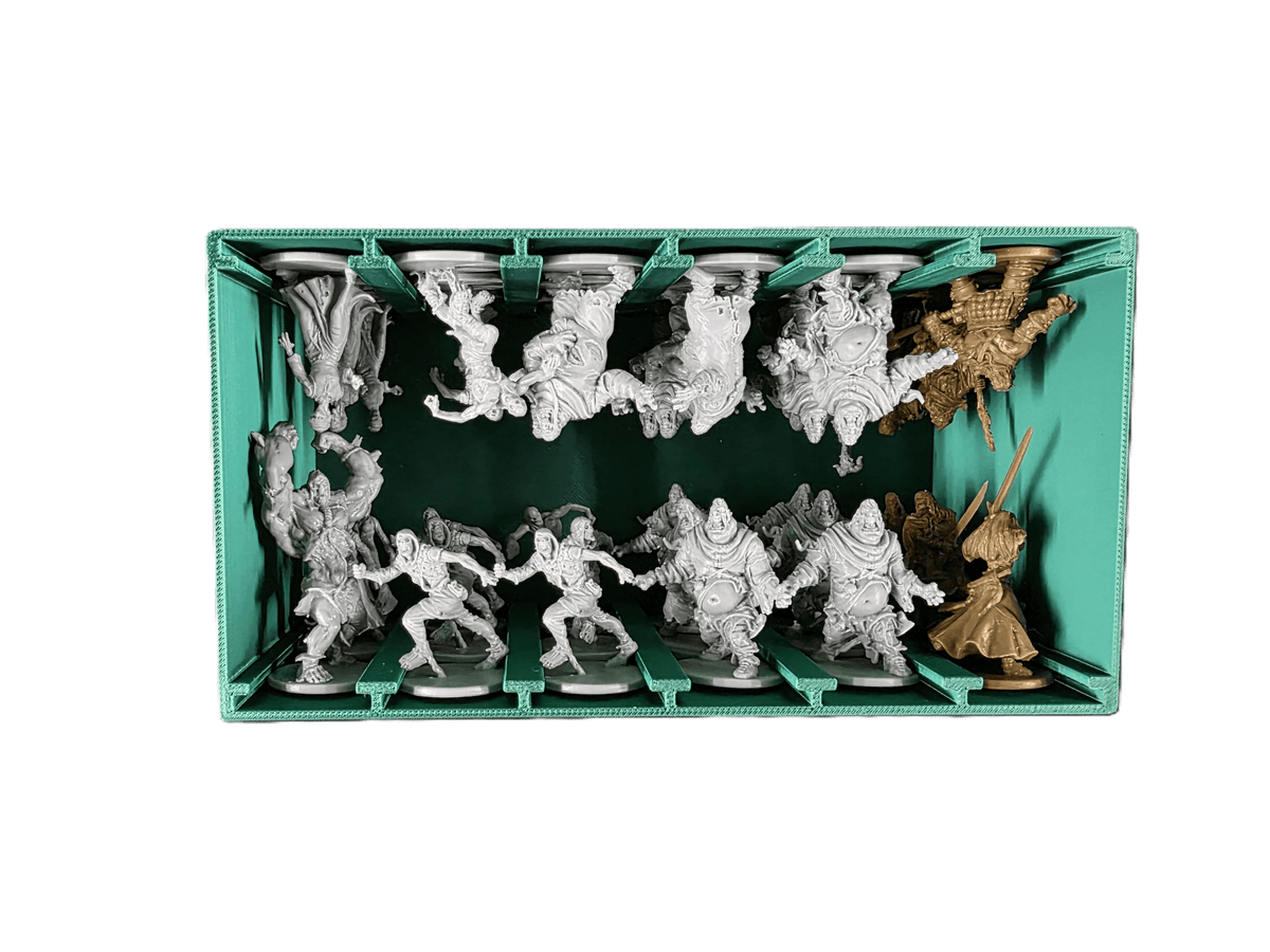 Zombicide Black Plague 3D Printed Organizer