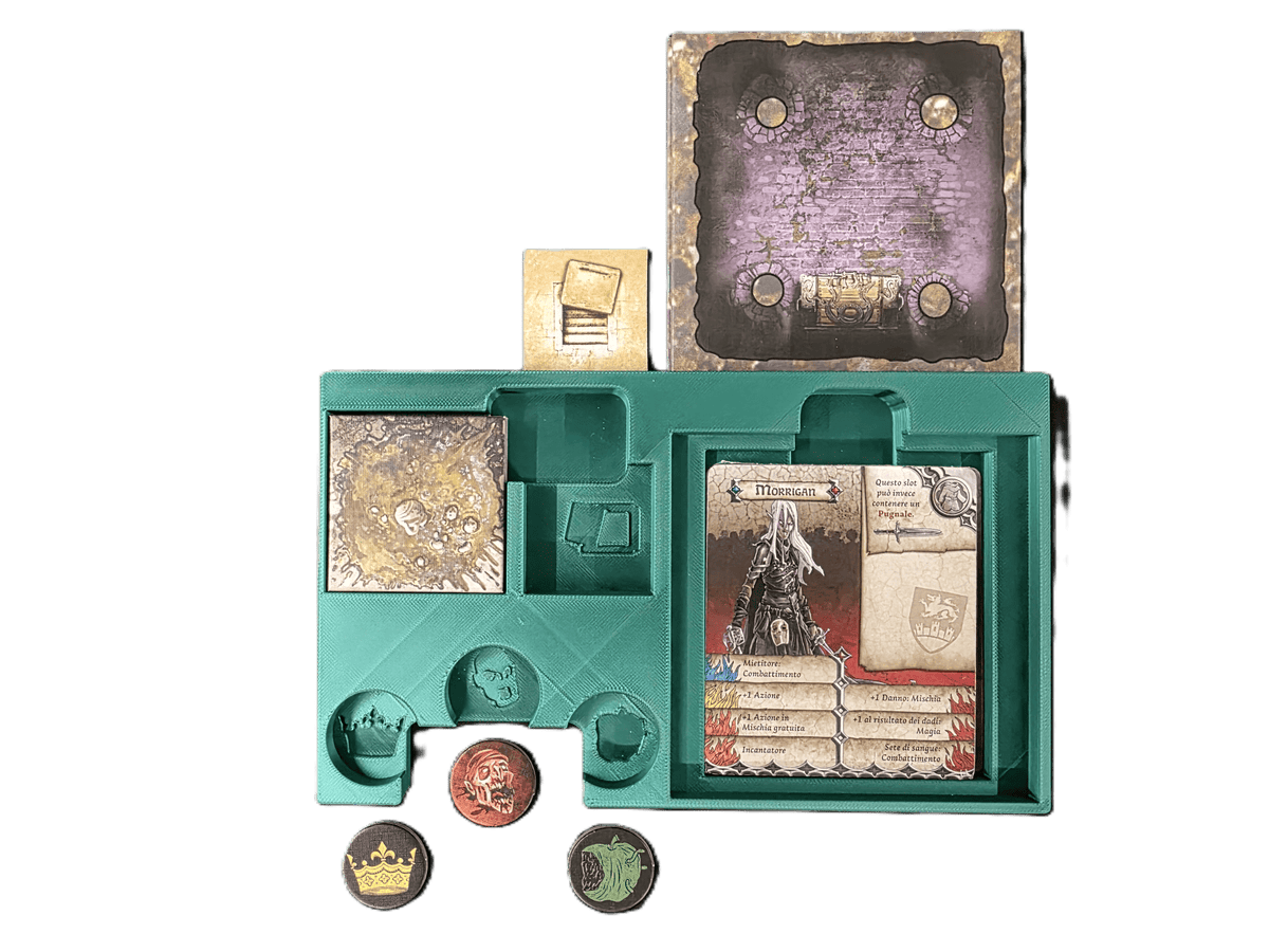 Zombicide Black Plague 3D Printed Organizer