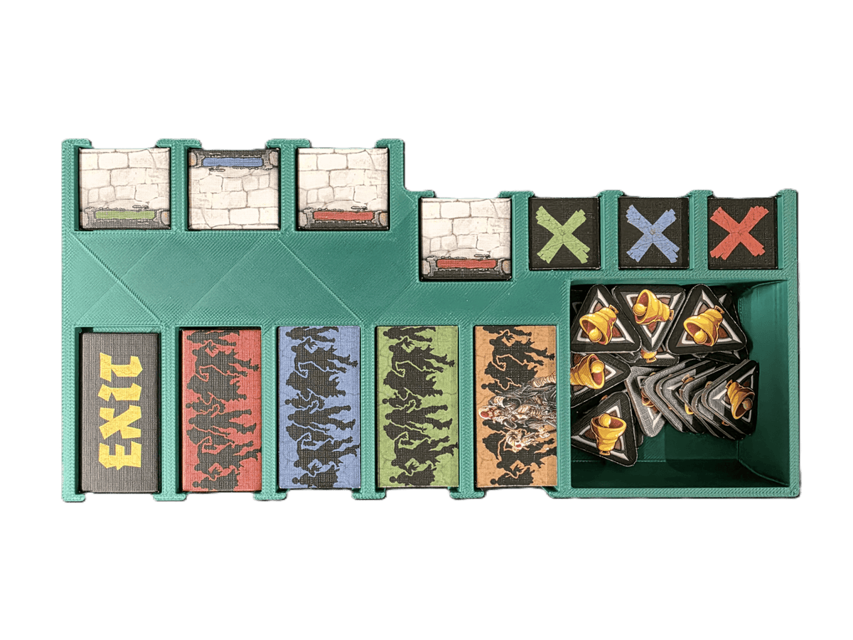 Zombicide Black Plague 3D Printed Organizer