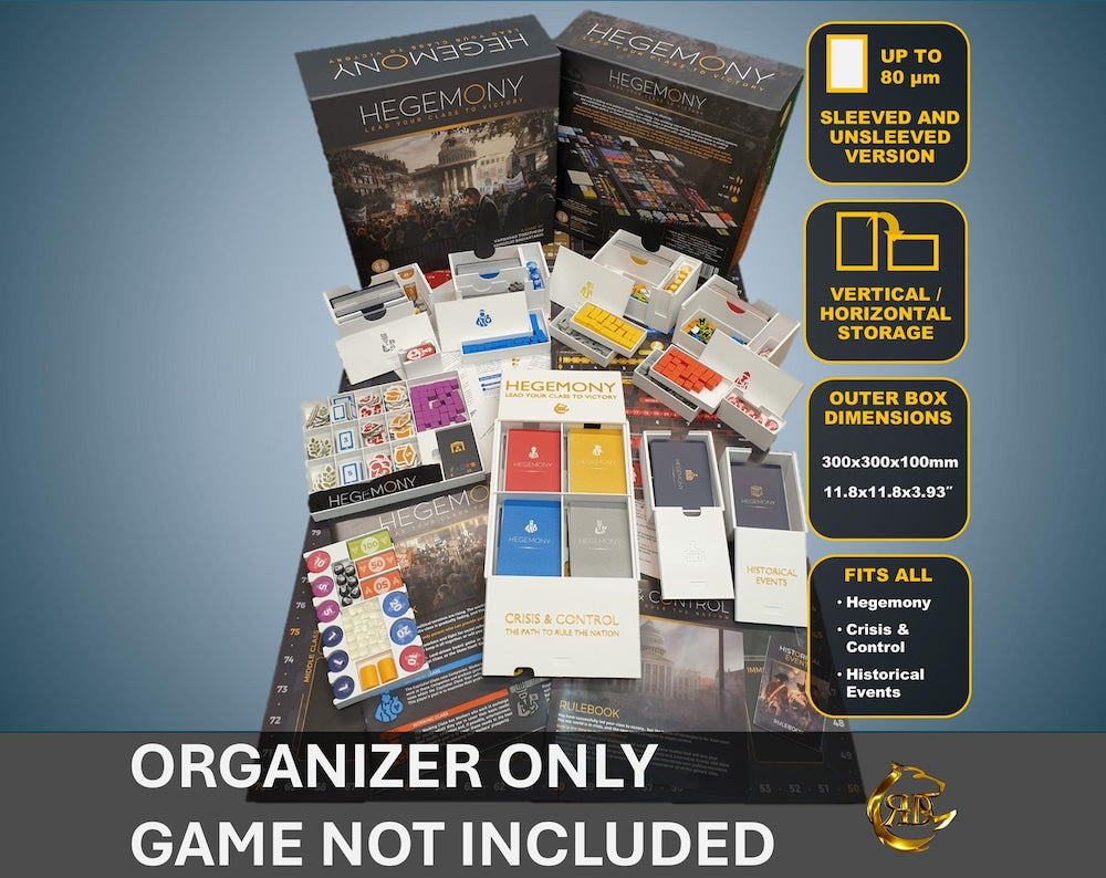Hegemony and expansions Board Game Organizer - Insert