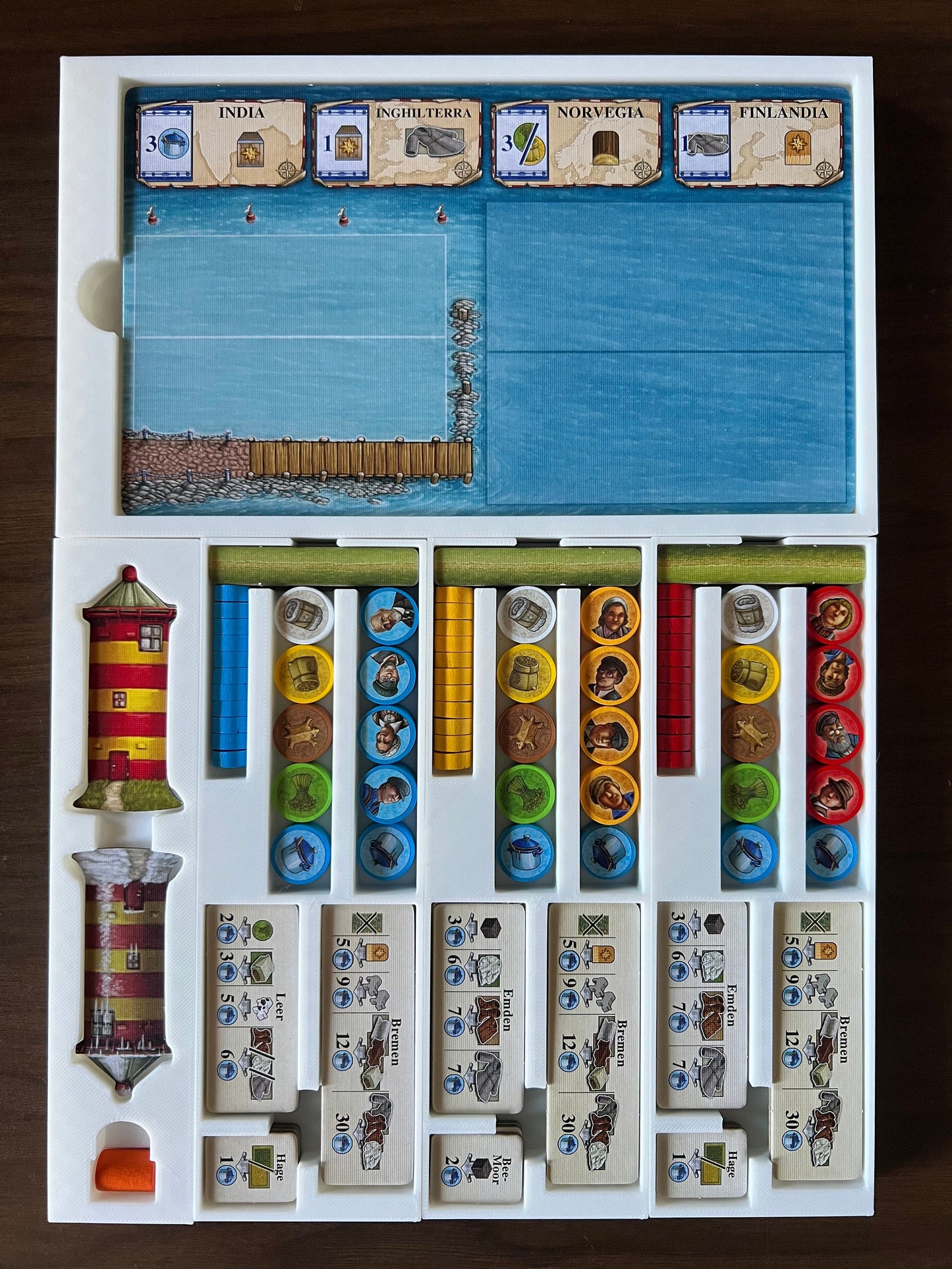 Fields of Arle Big Box Board Game Organizer - Insert - Premium Storage Solution