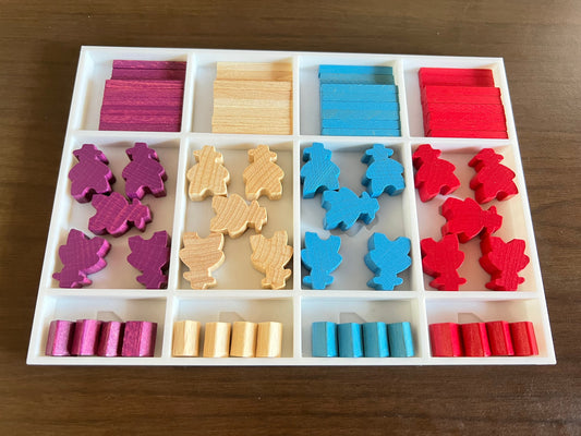 Agricola Board Game Organizer - Insert - Premium Storage Solution - SLEEVED Version - STL file for 3D printing