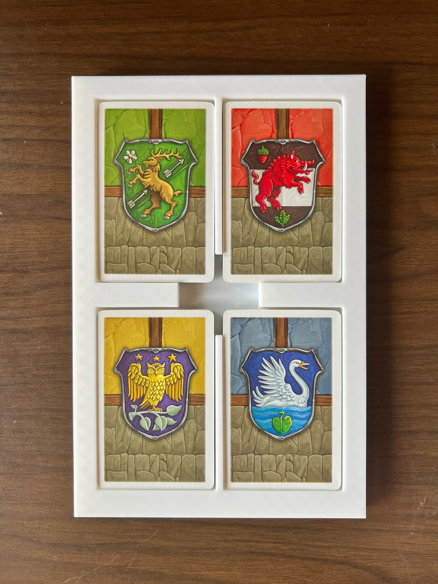 Glass Road Board Game Organizer - Insert - Premium Storage Solution - Sleeved Version - STL file for 3D Printing