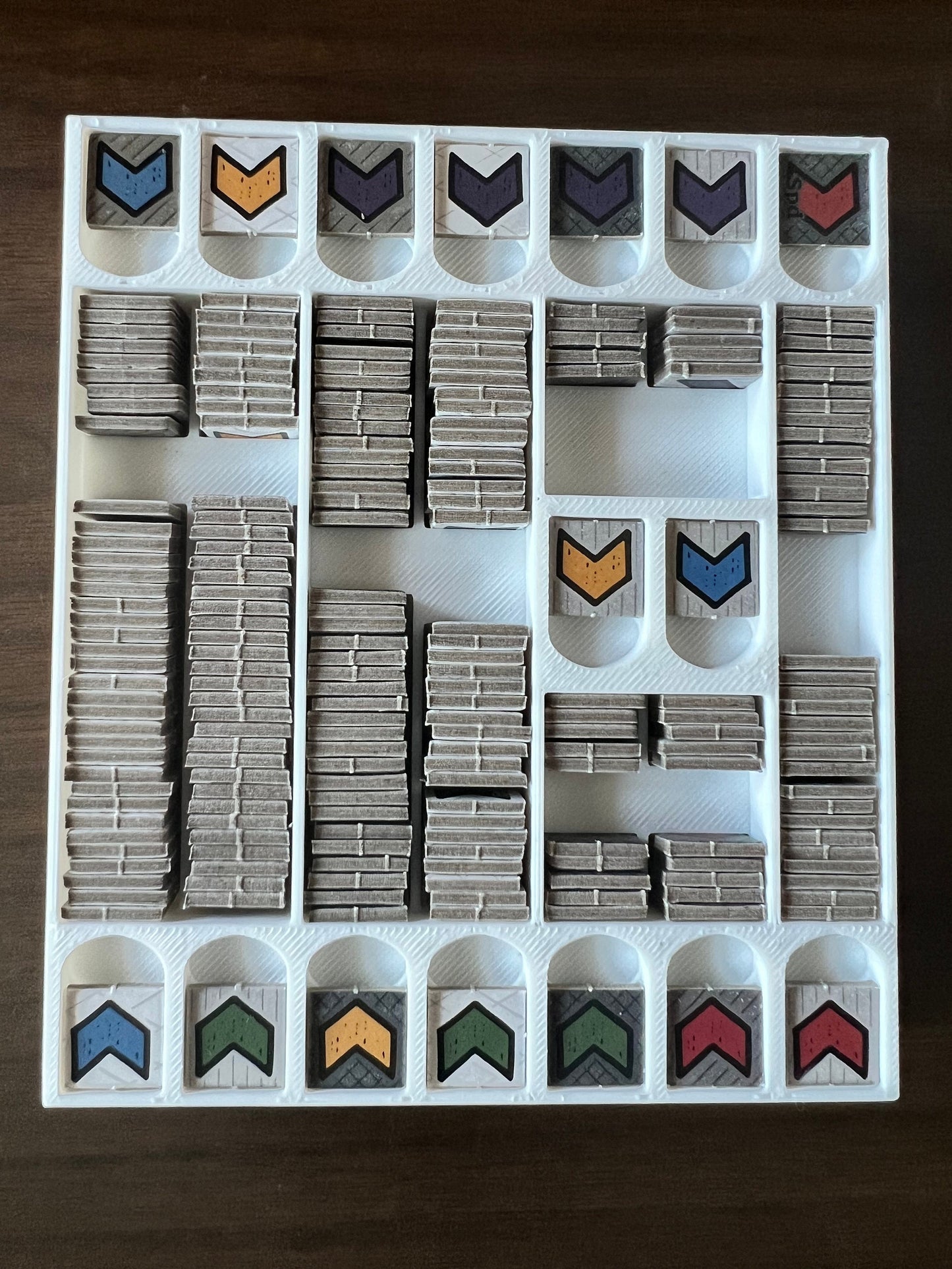 Horseless Carriage Board Game Organizer - Insert - Premium Storage Solution SLEEVED Version STL file for 3D printing