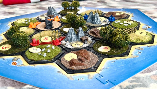 Catan Board Game - 3D tiles - 3D printed version